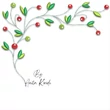 christmas branch embroidery