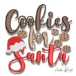 Cookies for Santa machine embroidery design