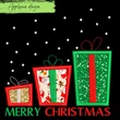 Merry Christmas gifts applique embroidery design