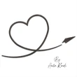 Paper airplane heart machine embroidery design