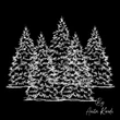 forest embroidery design