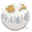 Magical Santa Claus embroidery design