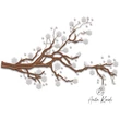tree branch embroidery