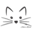 Cute cat embrodery