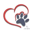 Paw heart
