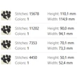 Heart paw dog machine embroidery design for dog lovers