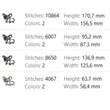 Cartoon Welsh Corgi dog embroidery pattern