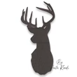 deer head embroidery design