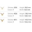 deer embroidery file instant download