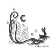 Christmas Landscape Deer