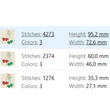 Red and green hanging mittens embroidery pattern
