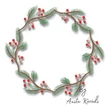elegant holiday frame pattern