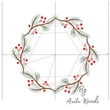 christmas circle frame design