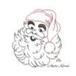 Santa Claus outline