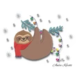 Sloth christmas