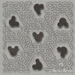 Mickey Cross Quilt Block