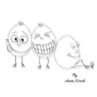 easter egg doodle embroidery design cute funny eggs