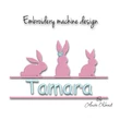 Easter rabbit split