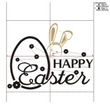 Happy Easter embroidery machine design 03