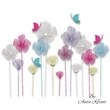 Meadow butterflies embroidery machine design