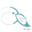 feather line embroidery design minimalist