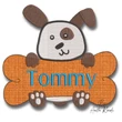 dog embroidery design