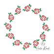 circle monogram embroidery design