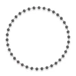 circle dots frame embroidery design