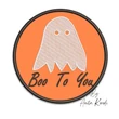 halloween ghost embroidery