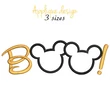 Mickey Boo Applique