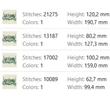 deer antler hunting embroidery pes file
