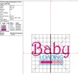 baby loading embroidery