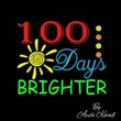 100 Days Brighter embroidery design