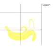 Banana embroidery machine design