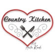Country Kitchen Heart Embroidery Design