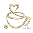 Heart coffee cup embroidery machine design with latte art swirl