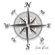 Compass rose embroidery machine design nautical travel motif