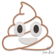 Funny Poop Machine Embroidery Pattern