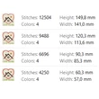 Home sweet home machine embroidery design with heart, house and sun for home décor projects
