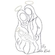 holy family nativity embroidery design