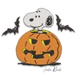 Halloween dog with jack-o'-lantern pumpkin embroidery design