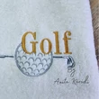 Golf 02 embroidery machine design