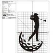 golfer embroidery