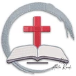Cross and Bible Christian embroidery design
