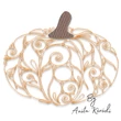 Ornamental pumpkin machine embroidery design