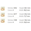 Pumpkin outline embroidery design