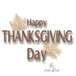 Happy Thanksgiving turkey machine embroidery design