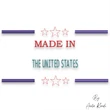 Made In The United States embroidery design