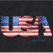 USA applique embroidery design with Statue of Liberty