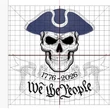 skull embroidery design